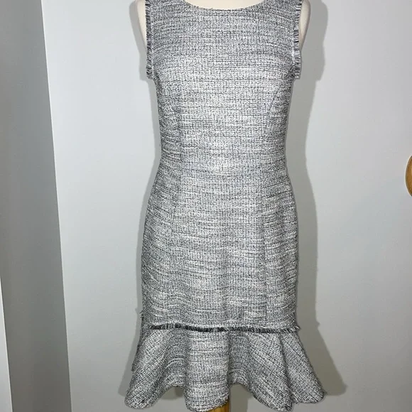 Banana republic tweed sleeveless dress size 4 - Picture 3 of 10